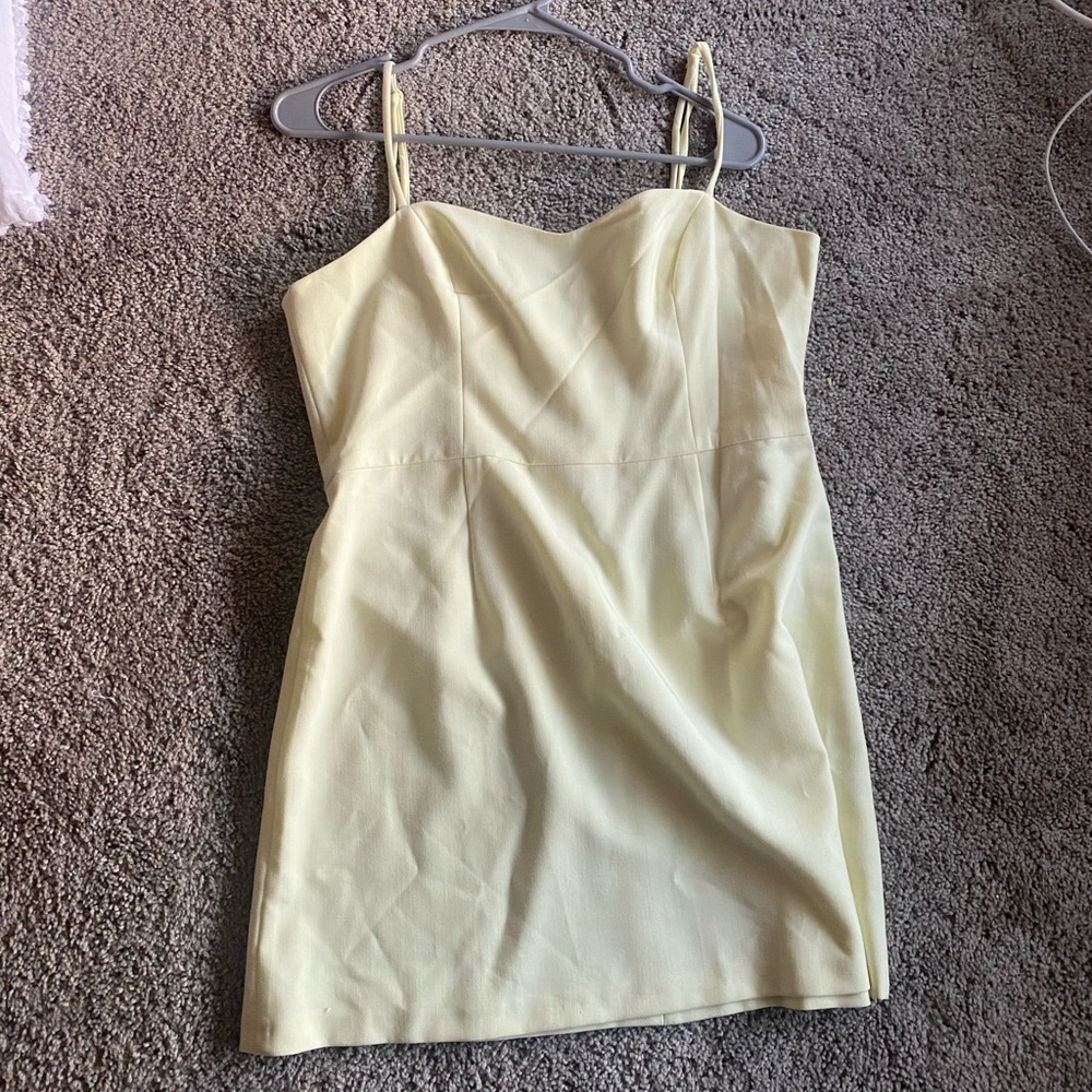 French Connection Yellow Dress